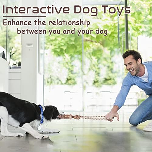 Yorpumly Dog Toys Para mastigadores agressivos, brinquedos de cachorro duráveis ​​e estridentes, brinquedos de cães