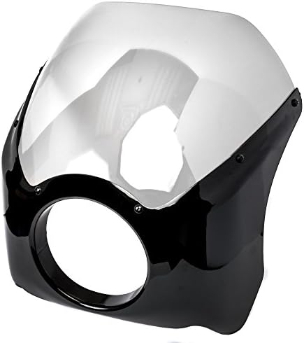 Kit de para-brisa de fada de farol preto e claro Kit compatível com o Jackpot Ness Victory Vegas 8-Ball Premium