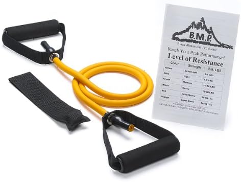 Black Mountain Products Banda de resistência única - âncora de porta e guia de partida incluído