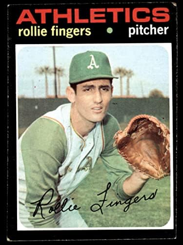 1971 Topps 384 Rollie Fingers Oakland Athletics VG/Ex Athletics