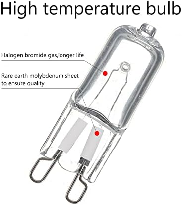 NUPART 10X G9 20W/25W/40W/60W HALOGEL BULLBLEGLE LAMPLIGHT para lâmpadas de parede Vidro transparente Cada iluminação
