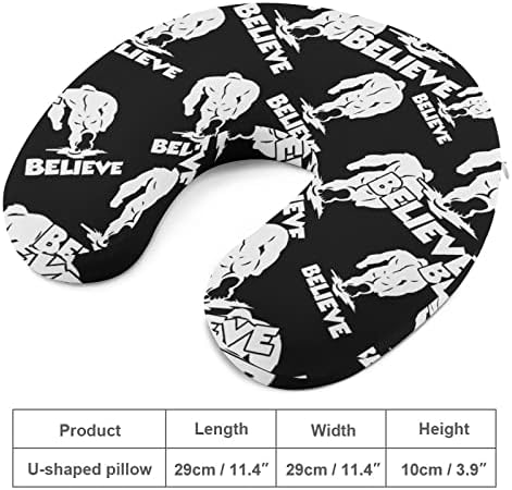 Bigfoot Believe Travel Neck Pillow U Shape para o apoio de espuma de memória de suporte da cabeça e pesco