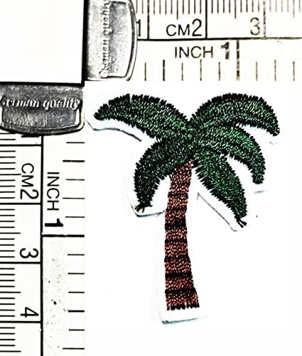 Kleenplus mini coco de coco de coco Tree bordado ferro bordado em costura em artes de moda de machat