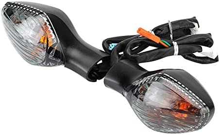 TOTMOX MOTOCYCLE LED SINGRO DE TURNA PARA TRANHA TRASEIRA, lente âmbar/fumaça, luz âmbar compatível com Honda CBR400R,