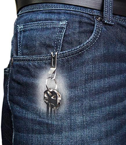 Keysmart Nano Clip - Pocket Clip Key Ring Solter - Prenda sua corrente de chave, elimina a protuberância do bolso