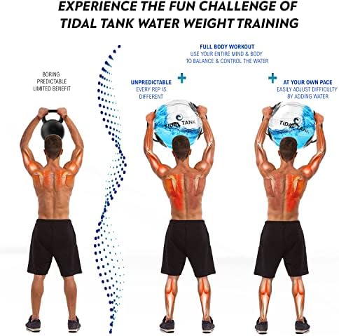 Esfera do tanque de maré - bola aqua original com peso da água - núcleo final e exercícios de equilíbrio - equipamento de fitness