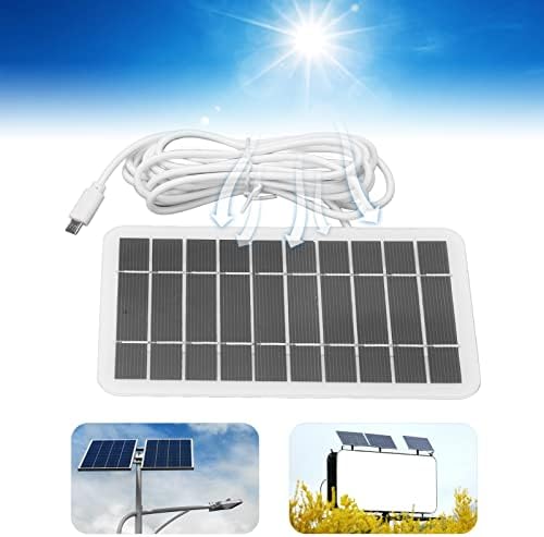 2W Mini painel solar USB, carregador de painel solar, Carregador solar de aparelhos elétricos de baixa potência de polissilício