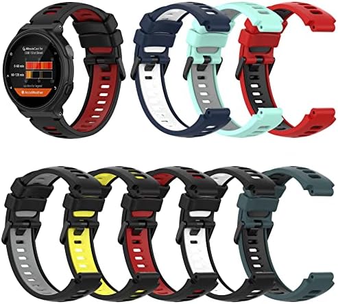 Pulseira de silicone eeom para Garmin Forerunner 220 230 235 630 620 735xt abordagem S20 S5 S6 Strap 8 cores Bandas de vigia