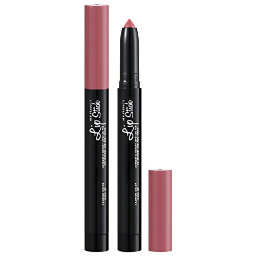 Xiahium Lip Gloss Gel Lipstick Velvet Velvet Lipstick Caste Rose Rose com Lápis Sharpador Automático Lobo Lip Lip
