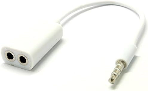 Nicehop White de 3,5 mm de áudio foneco de estéreo Adaptador de cabo para iPhone ipad ipad