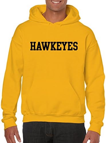 Iowa Hawkeyes Primário Logo Wrestling Hoodie, Hoodie de cor, faculdade, universidade