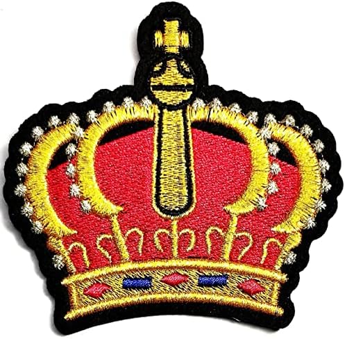 Kleenplus 3pcs. Belo coroa costurar ferro em manchas bordadas Princess rainha desenho animado adesivo de moda artesanato