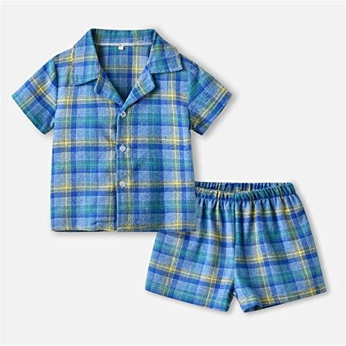 Xbkplo de 18 meses de pijamas menino menino roupas de bebê roupas de natal