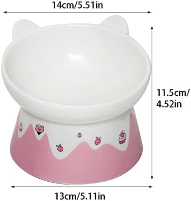 IAOHUO TACK CAT CAT CAT CERAMICO ALIMENTAÇÃO TABELA DE ÁGUA ELEIVAÇÃO DO CANTO DE CANTO PETO BEBIDA ALIMENTO COM ALIMA