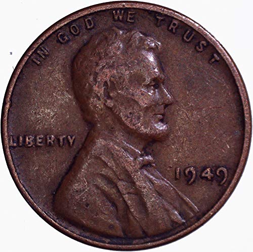 1949 Lincoln Wheat Cent 1C muito bom