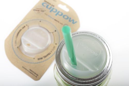 CupPow original - Tampa de bebida para a jarra de conservas de boca comum!