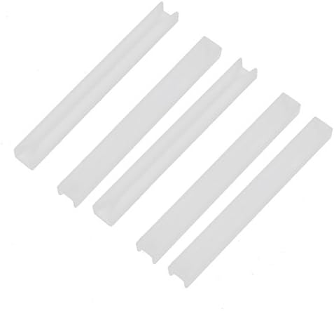 Aexit 5pcs cg-250 relés de nylon montagem horizontal guia de placas de placa de retenção de correio de ranhura para