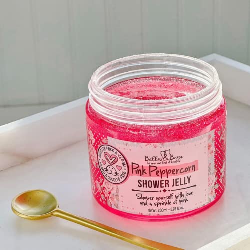 Bella & Bear Rosa Pimenta Pimenta Geléia de Chuva, Viagem Amigável, Presentes para Meninas 6.7oz X Pacote Bulk 12