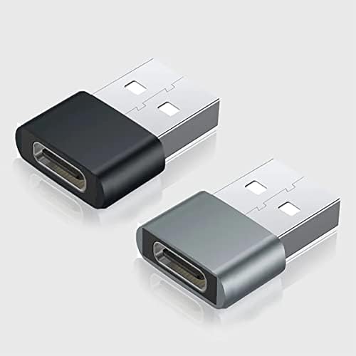 Usb-C fêmea para USB Adaptador rápido compatível com seu oppo k9x para carregador, sincronização, dispositivos OTG como teclado,