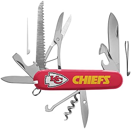 O Sports Vault NFL Kansas City Chiefs Classic Pocket Multi-Tool