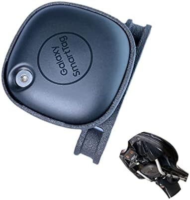 Escondido smarttag bike mount bicycle sela mount gps rastrear caixa de proteção compatível com samsung smarttag - preto