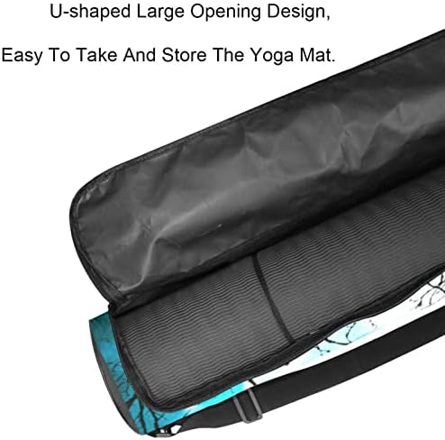 Bolsa de transportadora de tapete de yoga de Halloween com alça de ombro de ioga bolsa de ginástica bolsa de praia