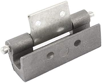 X-Dree Cinza Monta de Alumínio Montada com parafuso Cinza para a porta do armário de eletricidade (Bisagra de Aleación de Aluminio