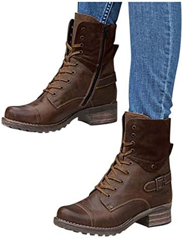 Botas para mulheres BOOTIES DE TODO DE MAPAGEM DE MAPAGEM DE MAPAGEM DE MAPAGEM SAPATES DE BOAST SAPATES DE BOAST ZIPPER PONTES