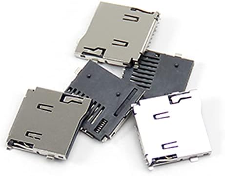 FILECT 5PCS SD Memory Card Titular Spring LOLTED PUST TIPO DE PCB MONTAGEM CONECTOR 9 PIN