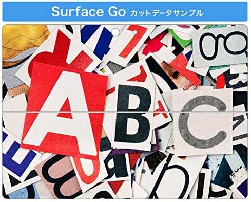 capa de decalque igsticker para o Microsoft Surface Go/Go 2 Ultra Thin Protective Body Skins 000269 Design de palavras em inglês