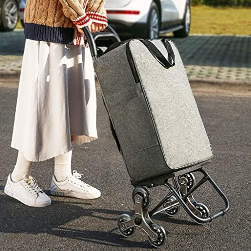 Razzum grandes caminhões de mão, carrinho de compras dobráveis ​​de três em um, carrinho de compras para escalar escadas,