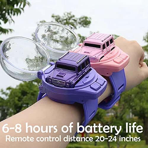 Scktyzs Mini Controle Remoto Carro Avisto para Kids Toys, 2,4 GHz Garota de longa distância Vista carro RC Car com capa à prova