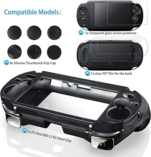 Sedicoca Trigger Grip Grip Shell Controller Protetive Case com L2 R2 Botão Trigger Grip Shell Controler Protection Case para PlayStation