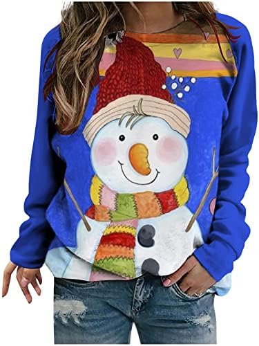 Moletom de neve do boneco de neve do Xiaojmake Womens