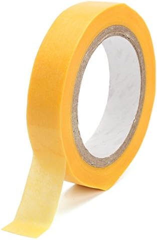 Hitommy 4pcs amarelo fita adesiva de tinta artesanal amarela para modelador de modelos de carro