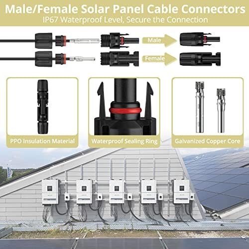 Ferramenta de crimpagem solar, ANBTE Solar Crimper Wire Ferramenta de Crimping PV para cabos de painel solar de