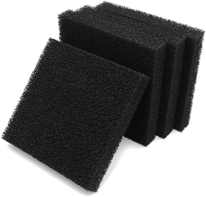 Afacygn Aquarium filtro ativado Mídia de carbono Pad Pré Filtro Removedor de nitrato para o filtro de calabador de tanques de tanque