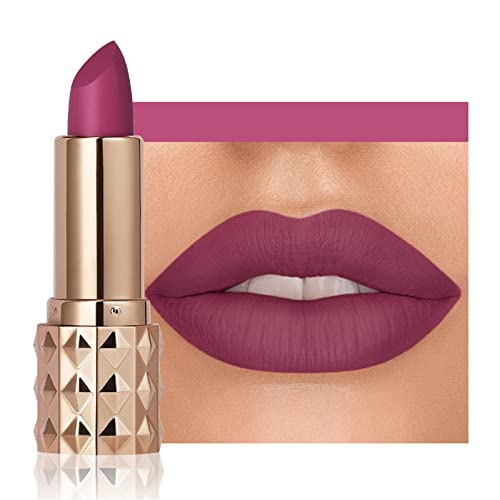 Batom de cor de lábios de 24 horas com maquiagem labial Velvet Longa Longa Pigmento Pigmento Nude Impermeável Lip Gloss