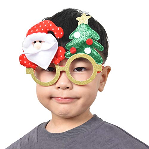 Haloty Christmas favorece o boneco de neve engraçado ELK ELES EYEGLASSES DIVERSIDADE DIVERTIM