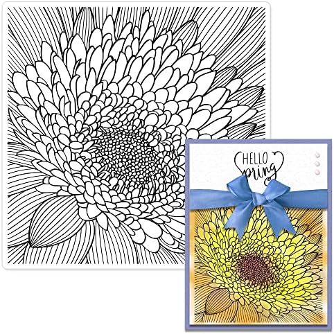 Chrysanthemum Flower Clear Self para fazer cartas fazendo scrapbooking decorações de bricolage, selos claros para gravação