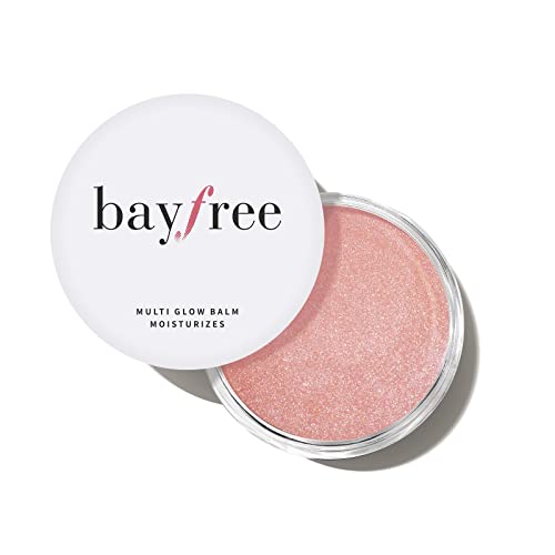 Bayfree Mulit Glow Balm, Cream blush para bochechas, maquiagem de face de blush, acabamento radiante, hidratante, cremoso, leve e