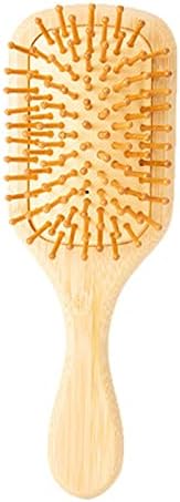 Kbree Bamboo Pranco grande Cabelo de cabelo pente de airbag pente doméstico estilo massagem pente de cabelo liso pente de madeira
