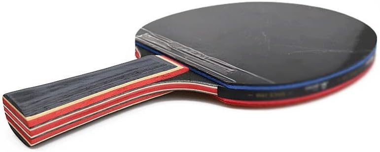 Pdgjg portátil ping pong pong conjunto de mesa de tênis raquete de tênis raquete de 2 maçaneta de pingue -pongue remos